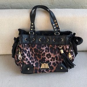 Authentic Juicy Couture animal print bag